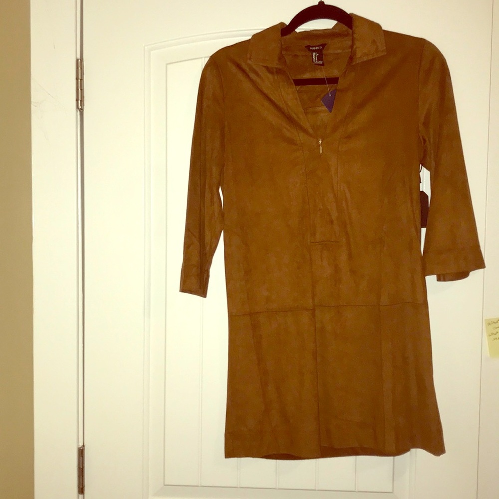 New tan dress